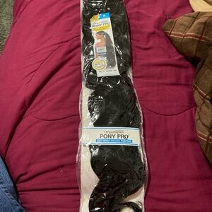 Pony Pro Jet Black Hair Extension